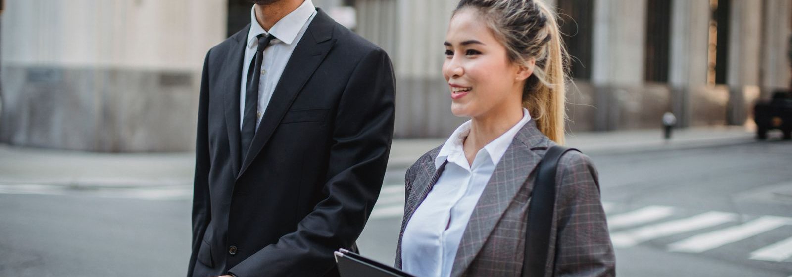 Professionals walking together towards new opportunities