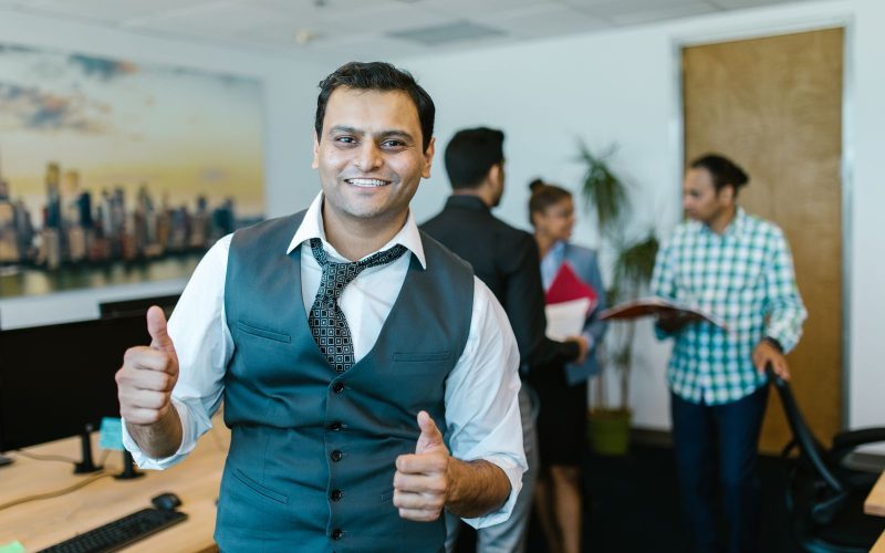 A corporate training session in a meeting room