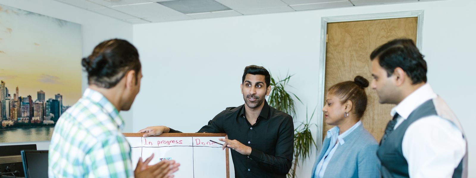 A training session in progress
